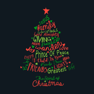 Spirit of Christmas Tree womens Design