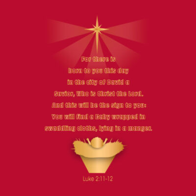 Luke 2:11-12 Gold women's Design