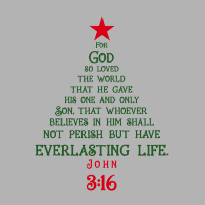 John 3:16 Tree colour Design