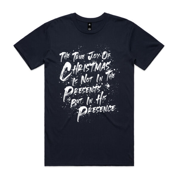 The True Joy of Christmas Mens white Thumbnail